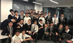 Ten boys from Japan visited Newington on exchange