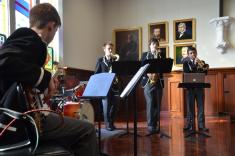 Newington Jazz Combo performs at the Founders Luncheon