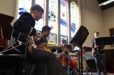 Newington Jazz Combo performs at the Founders Luncheon