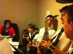 Newington Jazz Combo performs for Eastside Radio