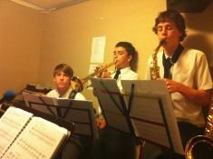 Newington Jazz Combo performs for Eastside Radio