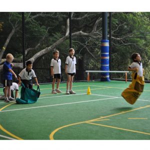 Mini Olympics Sack Races cropped